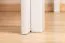Lit d'enfant / Lit mezzanine "Easy Premium Line" K22/n, hêtre massif blanc - Surface de couchage : 90 x 200 cm