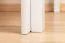 Lit d'enfant / Lit mezzanine "Easy Premium Line" K22/n, hêtre massif blanc - Surface de couchage : 90 x 200 cm