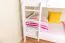 Lit superposé divisible Easy Premium Line K17/n | Hêtre massif blanc | 90 x 200 cm | Sécurité et flexibilité