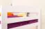 Lit superposé divisible Easy Premium Line K17/n | Hêtre massif blanc | 90 x 200 cm | Sécurité et flexibilité