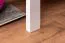 Lits superposés pour adultes "Easy Premium Line" K20/n, tête et pied de lit droits, en hêtre massif blanc - 90 x 200 cm (l x L), convertibles