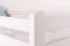 Lit superposé divisible Easy Premium Line K20/n | Bois de hêtre massif blanc | 90 x 200 cm | Design droit et moderne