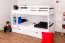 Lit superposé Easy Premium Line K20/n | 2 tiroirs & 2 panneaux | 90 x 200 cm | hêtre massif blanc | Séparable