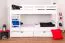 Lit superposé Easy Premium Line K20/n | 2 tiroirs & 2 panneaux | 90 x 200 cm | hêtre massif blanc | Séparable