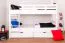 Lit superposé Easy Premium Line K20/n | 2 tiroirs & 2 panneaux | 90 x 200 cm | hêtre massif blanc | Séparable