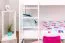Lit superposé Easy Premium Line K20/n | 2 tiroirs & 2 panneaux | 90 x 200 cm | hêtre massif blanc | Séparable