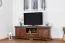 Meuble TV Sentis 07, Couleur : Marron foncé - 59 x 158 x 46 cm (H x L x P)
