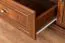 Meuble TV Sentis 07, Couleur : Marron foncé - 59 x 158 x 46 cm (H x L x P)