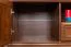 Meuble TV Sentis 07, Couleur : Marron foncé - 59 x 158 x 46 cm (H x L x P)
