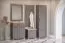 Armoire Cuenca 07 | Espace optimisé | Chêne / Gris | 209 x 60 x 39 cm