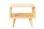 Table de chevet en pin massif naturel Aurornis 47 | 44 x 50 x 40 cm | Design moderne et robuste
