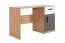 Bureau ado Sallingsund 08 | 76 x 120 x 51 cm | Chêne / Blanc / Anthracite | 1 porte, 1 tiroir, 2 niches