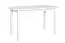 Elégante salle à manger complète - Set B Junco, 9 pièces, en blanc, bois de pin, bois massif, style campagnard, robuste et stable, 4 chaises, table 75 x 130 cm