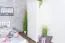 Chambre enfant et ado complète L Junco blanc | 3 pièces | Pin massif | Style maison de campagne | Lit 100 x 200 cm
