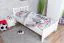 Chambre enfant et ado complète L Junco blanc | 3 pièces | Pin massif | Style maison de campagne | Lit 100 x 200 cm