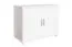 Commode en pin massif Columba 18 | Blanc | 79 x 100 x 50 cm | 2 grands compartiments | Design moderne et spacieux