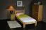 Lit d'enfant / lit de jeunesse en bois de pin massif, naturel A27, sommier à lattes inclus - Dimensions 120 x 200 cm 