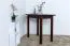 Table rectangulaire en pin massif teinte noyer Junco 226B | 50 x 90 cm | Design moderne, robuste