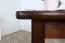 Table rectangulaire en pin massif teinte noyer Junco 226B | 50 x 90 cm | Design moderne, robuste
