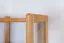 Étagère / tablette d'angle en pin massif couleur aulne Junco 58 - Dimensions : 200 x 71 x 54 cm (H x L x P)