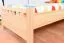 Lit enfant ou adolescent en pin massif naturel 68 | Design moderne | 90 x 200 cm | Sommier inclus