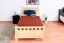 Lit enfant ou adolescent en pin massif naturel 68 | Design moderne | 90 x 200 cm | Sommier inclus