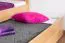 Lits superposés pour adultes "Easy Premium Line" K18/h avec couchage supplémentaire et 2 caches, Tête de lit ajourée, Hêtre massif naturel - Couchage : 90 x 200 cm, Convertibles