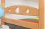 Lit superposé divisible Easy Premium Line K19/n | Hêtre massif naturel | 90 x 200 cm | Tête et pied ajourés