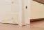 Bois massif Lit Pin 90 x 200 cm Naturel