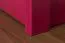 Lit simple / Lit fonctionnel "Easy Premium Line" K1/1n incl 2 tiroirs et 2 panneaux de recouvrement, 90 x 200 cm hêtre massif rose