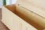 Coffre en bois de pin massif, naturel 179 - Dimensions : 50 x 154 x 46 cm (H x L x P)