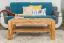 Table basse Wooden Nature 124 | Chêne massif | 105 x 65 x 45 cm | Design moderne et robuste