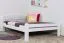 Lit junior Easy Premium Line K5 140 x 200 cm | Hêtre massif blanc laqué | Design moderne | Grande stabilité