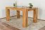 Table de salle à manger Wooden Nature 115 chêne massif huilé - 140 x 90 cm (L x P)