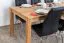 Table de salle à manger Wooden Nature 417 chêne massif huilé - 180 x 90 cm (L x P)