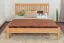 Lit double / lit d'appoint Wooden Nature 142 hêtre massif nature - 160 x 200 cm (L x l)