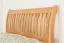 Lit double / lit d'appoint Wooden Nature 142 hêtre massif nature - 160 x 200 cm (L x l)