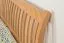 Lit double / lit d'appoint Wooden Nature 142 hêtre massif nature - 160 x 200 cm (L x l)