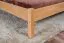 Lit double / lit d'appoint Wooden Nature 142 hêtre massif nature - 160 x 200 cm (L x l)