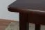 Table en pin massif, couleur noyer Junco 227A (carrée) - 90 x 60 cm (L x P)