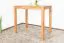 Table haute Wooden Nature 119 coeur de hêtre massif - 120 x 80 cm (L x P)