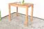Table haute Wooden Nature 119 coeur de hêtre massif - 120 x 80 cm (L x P)