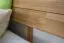 Lit futon en bois massif Wooden Nature 01 | Chêne huilé | 200 x 200 cm | Design moderne | Grande stabilité