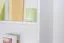 Étagère à suspendre / étagère murale en pin massif, laqué blanc 012 - Dimensions 70 x 90 x 20 cm (H x L x P)