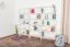 Bibliothèque Easy Möbel S14 | Hêtre massif blanc laqué | 167 x 218 x 20 cm | 15 cases