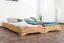 Lit simple / lit superposé Wooden Nature 424, chêne massif nature huilé - 90 x 200 cm (L x l)