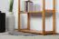 Etagère en bois de pin massif couleur aulne Junco 55A - 162 x 80 x 30 cm (h x l x p)