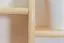 Étagère murale en pin massif naturel 019 | 75 x 150 x 20 cm | 6 compartiments pratiques