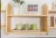 Étagère murale en pin massif naturel 019 | 75 x 150 x 20 cm | 6 compartiments pratiques