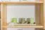 Étagère suspendue, Étagère murale, Bibliothèque - 100 cm de large, Pin Bois massif, Couleur: Naturel